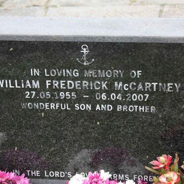 McCARTNEY William Frederick 1955-2007