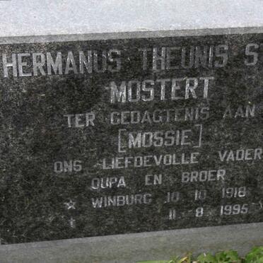 MOSTERT Hermanus Theunis Steyn 1918-1995