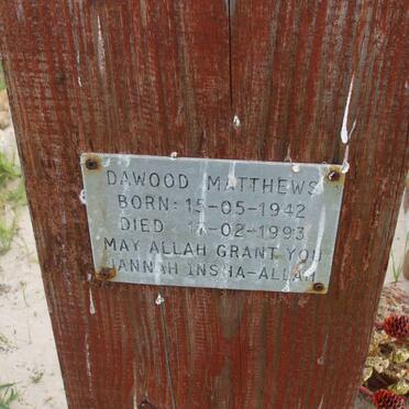 MATTHEWS Dawood 1942-1993