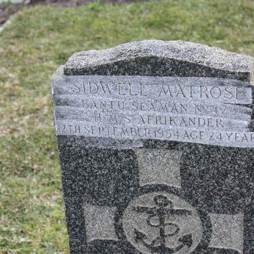 MATROSE Sidwell -1954