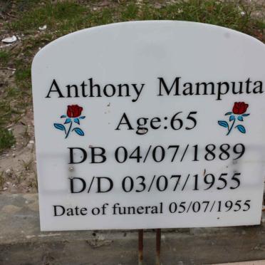 MAMPUTA Anthony 1889-1955