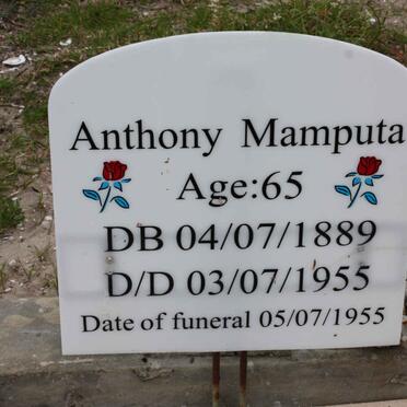 MAMPUTA Anthony 1889-1955