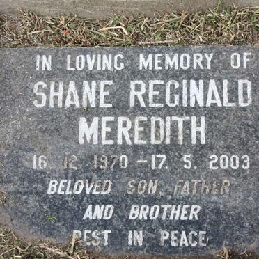 MEREDITH Shane Reginald 1970-2003
