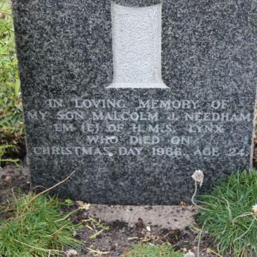 NEEDHAM Malcolm J. -1966