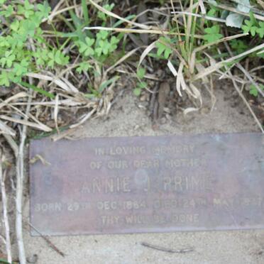 PRIME Annie 1864-1937