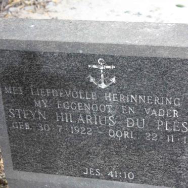 PLESSIS Steyn Hilarius, du 1922-1988