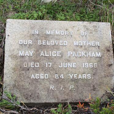 PACKHAM May Alice  -1966