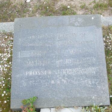 PROSSER Alice Matilda :: BROADWAY Maud Johanna 