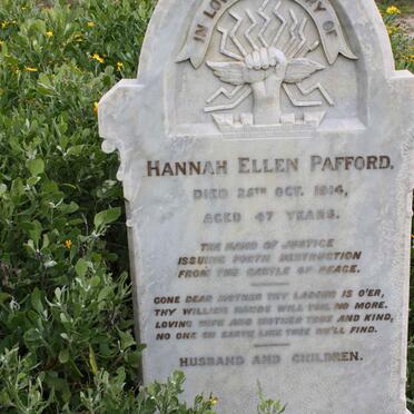 PAFFORD Hannah Ellen -1914