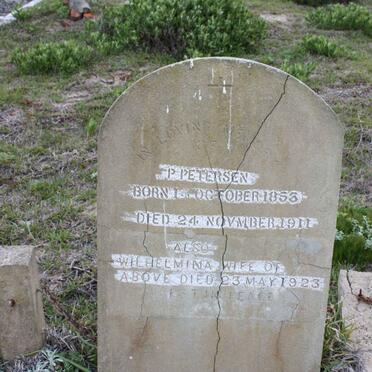 PETERSEN P.1858-1911 &amp; Wilhelmina -1923