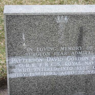 PATTERSON David Gordon Pugh -1993