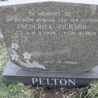 PELTON Frederick Richard 1906-1979