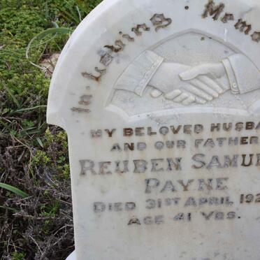 PAYNE Reuben Samuel -1929