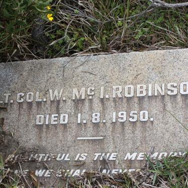 ROBINSON W.Mc.I. -1950
