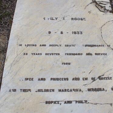 ROOSE Emily L. -1933