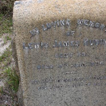 RUDINGS Lewis James -1934