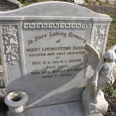 RUSKE Mary Livingstone -1926