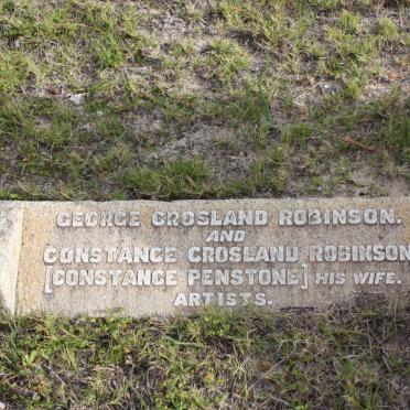 ROBINSON George, Crosland  &amp; Constance PENSTONE