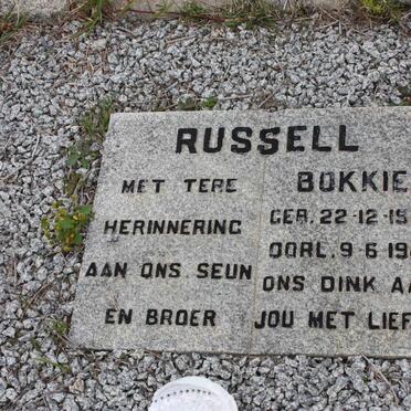 RUSSELL Bokkie 1953-1983