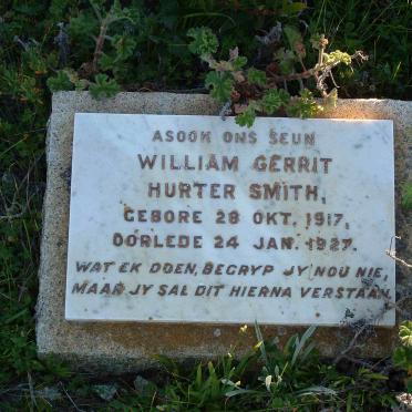 SMITH William Gerrit Hurter 1917-1927