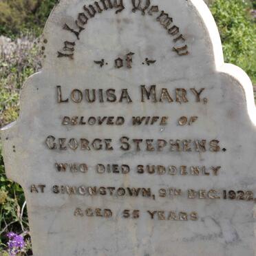 STEPHENS Louisa Mary -1922