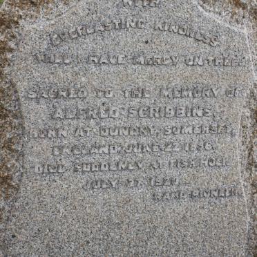 SCRIBBINS Alfred 1856-1920