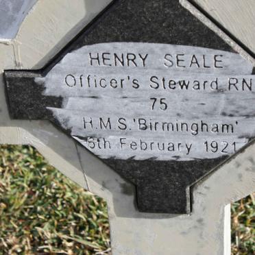 SEALE Henry -1921