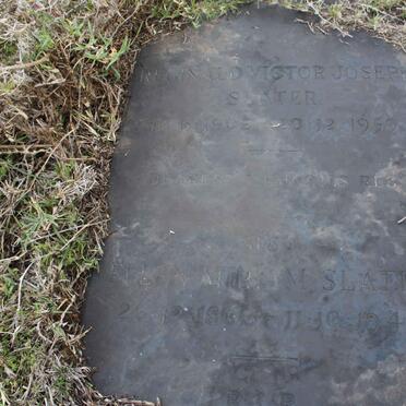 SLATER Reginald Joseph Victor 1902-1959 :: SLATER Ellen Miriam 1866-1943