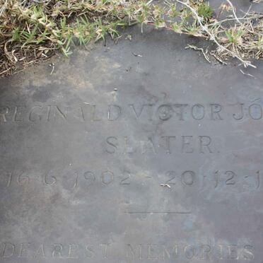 SLATER Reginald Joseph Victor 1902-1959 