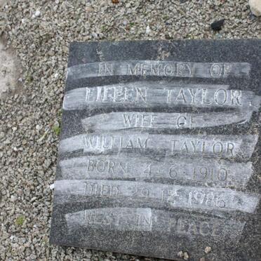 TAYLOR Eileen 1910-1986