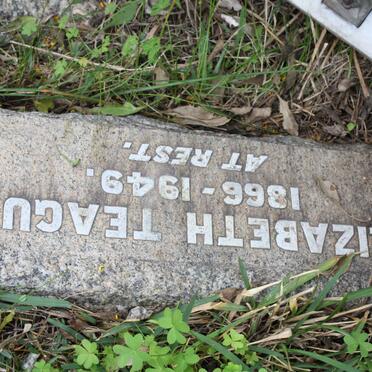 TEAGUE Elizabeth 1866-1949