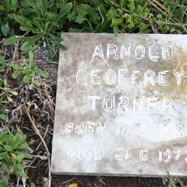 TURNER Arnold Geoffrey 1880-1972