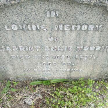 TOOBY Harriet Annie -1937