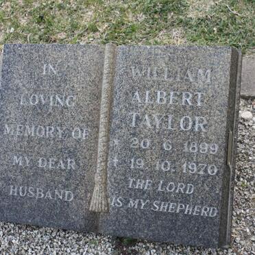 TAYLOR William Albert 1899-1970