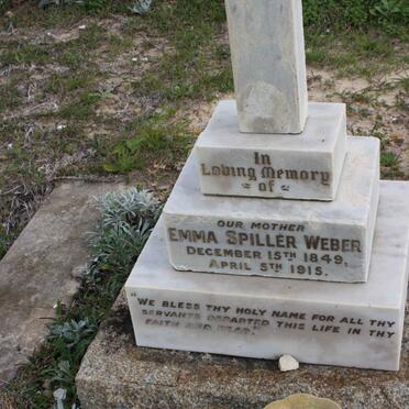 WEBER Emma, Spiller 1849-1915