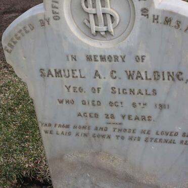 WALDING Samuel A C. -1911