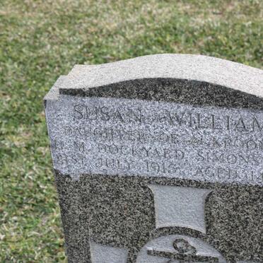 WILLIAMS Susan -1915