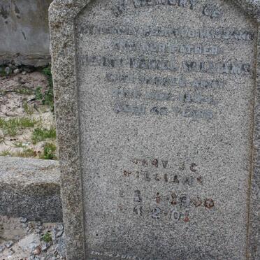 WILLIAMS Daniel -1944 ? &amp; ? 1900