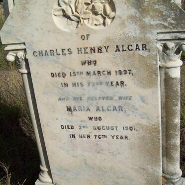 ALCAR Charles Henry -1897 &amp; Maria -1901