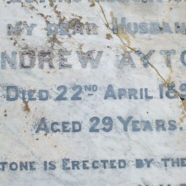 AYTON Andrew -1898