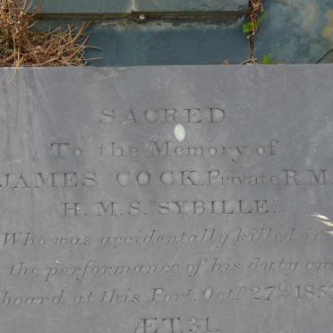 COCK James -1853