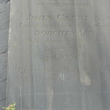 Carrick John -1854