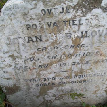 DOBRILOVIC Jovan 1878-1904