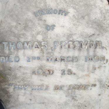 FREEMAN Thomas -1898