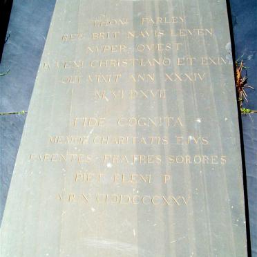 FARLEY Thomas -1825