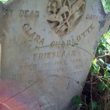 FRIESLAAR Clara Charlotte 1874-1895 :: FRIESLAAR ??  Johanna -19?3