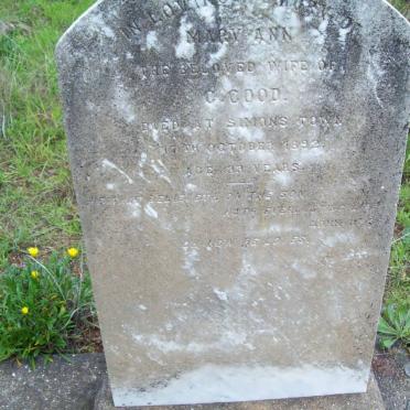 GOOD Mary Ann -1892