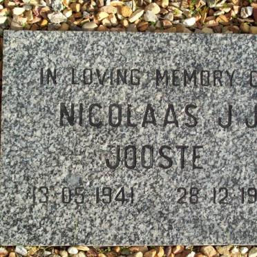 JOOSTE Nicolaas J.J. 1941-1995