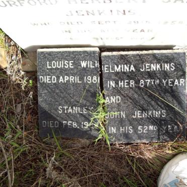 JENKINS Louise Wilhelmina -1981 :: JENKINS Stanley John -19??
