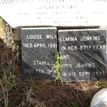 JENKINS Louise Wilhelmina -1981 :: JENKINS Stanley John -19??